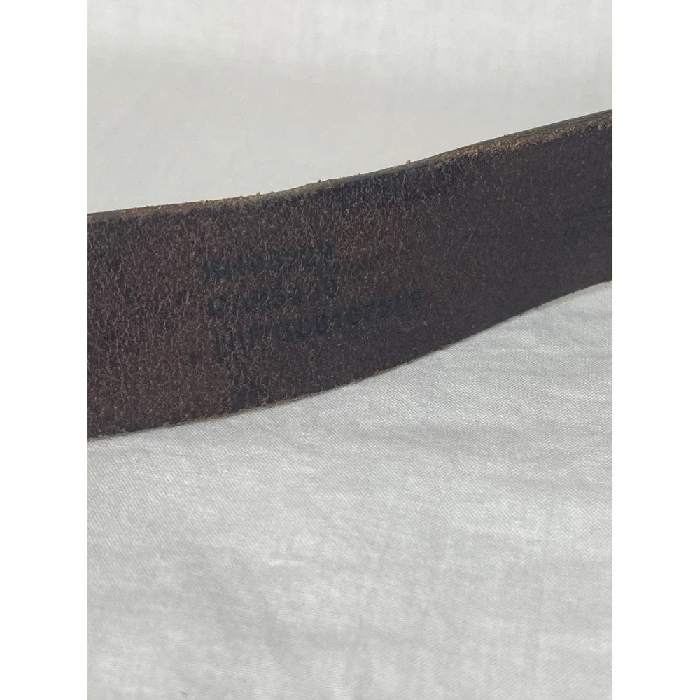 Ted Baker London Men's Brown Dress Belt Size 32 / 81cms Made in Italy Leather